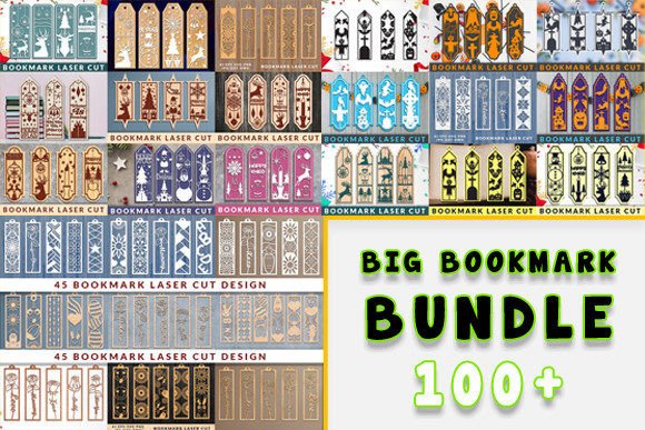 A Laser Cut Bookmark Bundle for Creative Brand Organizers