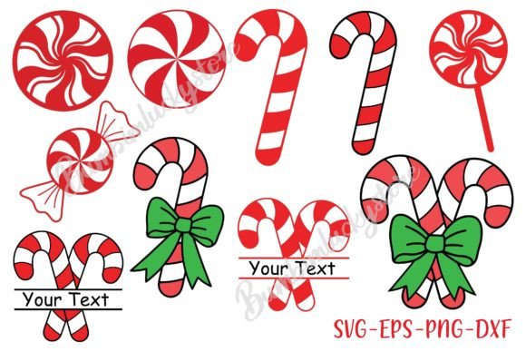 Candy Cane Svg,Christmas Candy Svg for Festive Graphics and Crafts