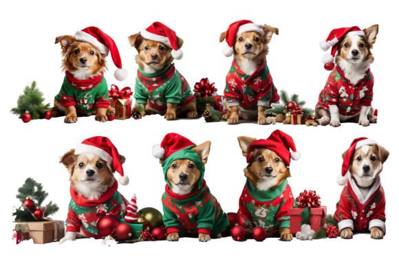 Christmas Dog Sublimation: A Versatile Graphics Asset