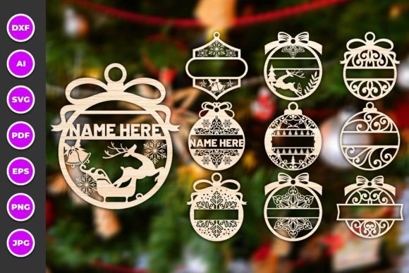Christmas Ornament SVG Bundle: Laser Cutting & Winter Craft Appeal