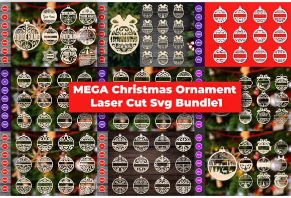 Christmas Ornament SVG Bundle: Laser-Cutting Your Winter Brand Ambiance