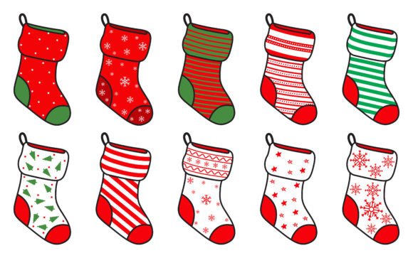 Christmas Socks Graphics: Perfect for Festive Branding