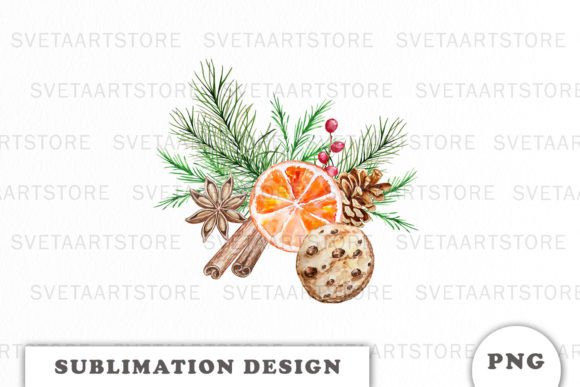 Christmas Sweets Sublimation PNG: A Festive Graphic for Creative Projects