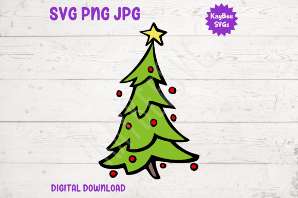 Christmas Tree Design Files for Craft Graphics & Brand Visuals