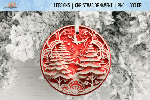 Christmas Tree Ornament PNG: A Festive Graphics and Illustrations Asset