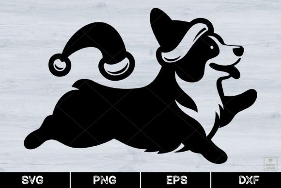 Corgi Santa Christmas: A Fun Graphics and Illustrations Asset