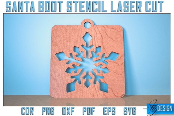 Crafting the Festive Season: Santa Boot SVG for Laser Cutting