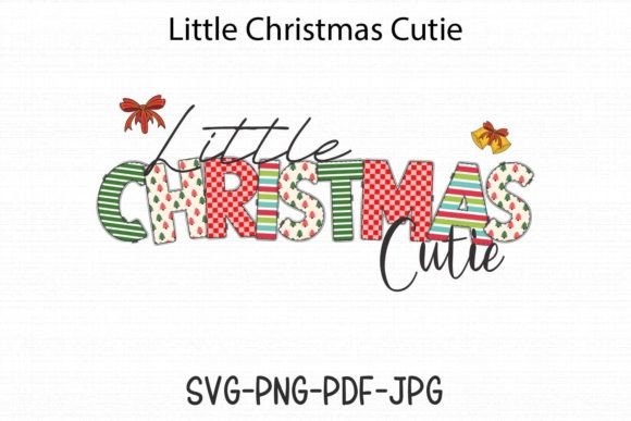 Little Christmas Cutie: A Charming Addition to Holiday Graphics