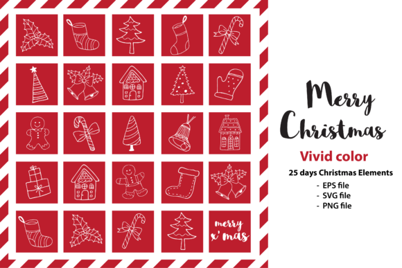 Merry Christmas Card and Gift Wrapper: Festive Graphics for Local Brands
