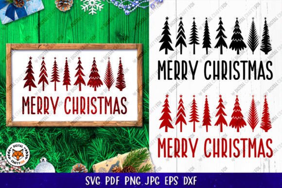 Merry Christmas Tree SVG: A Festive Graphic for Handmade Creations
