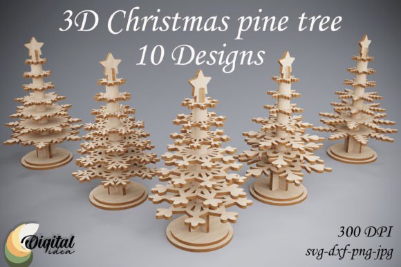 My Brand Designer Review: 3D Christmas Tree Laser Cut Design
