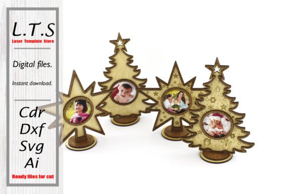 This Laser File Designs Perfect Christmas Graphics for Publishers