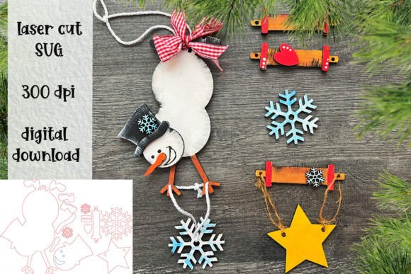 Upside Down Snowman Ornament Laser SVG: A Brand Designer’s Review