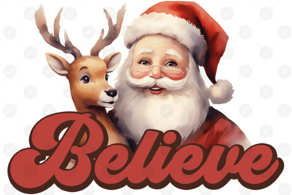 Vintage Santa Sublimation Christmas PNG: A Festive Graphics Gem